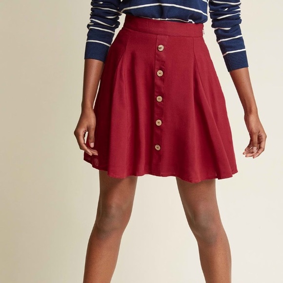 Modcloth Dresses & Skirts - ModCloth You Sassy Thing Skater Skirt